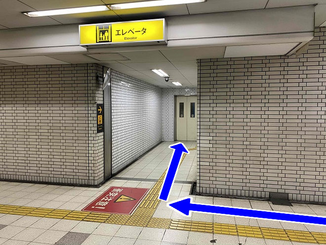 新金岡駅からのアクセス02徒歩
